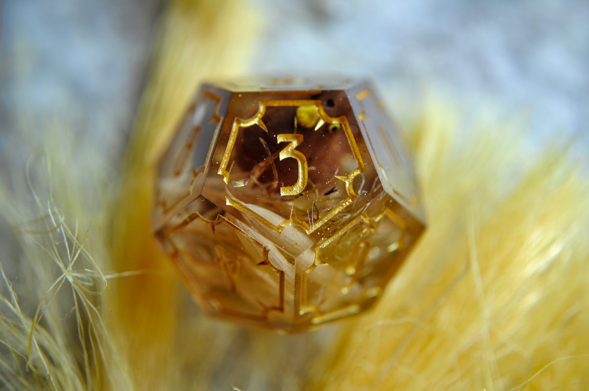 The Hag's Brood 7pc Dice Set - CHICKENS!