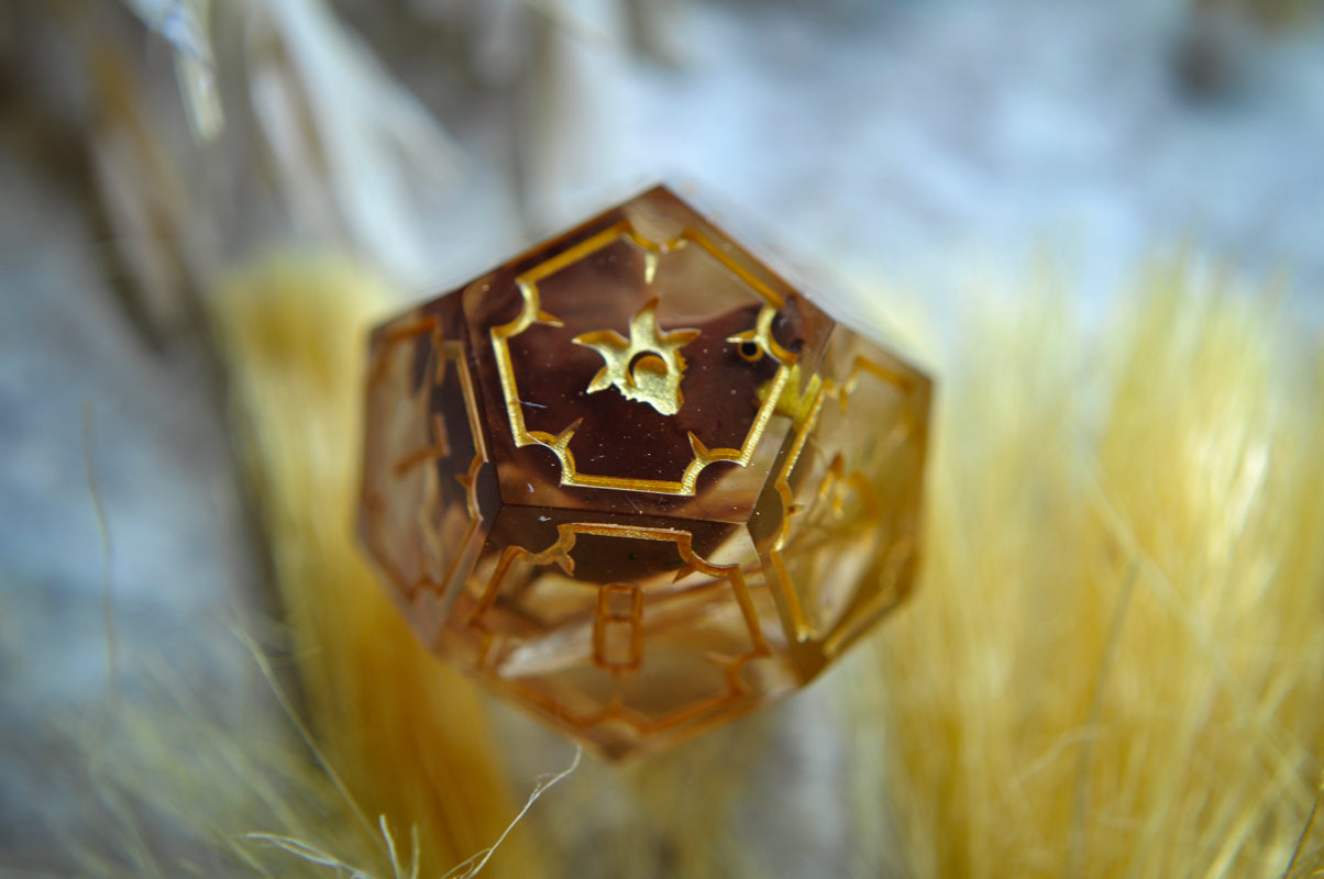 The Hag's Brood 7pc Dice Set - CHICKENS!