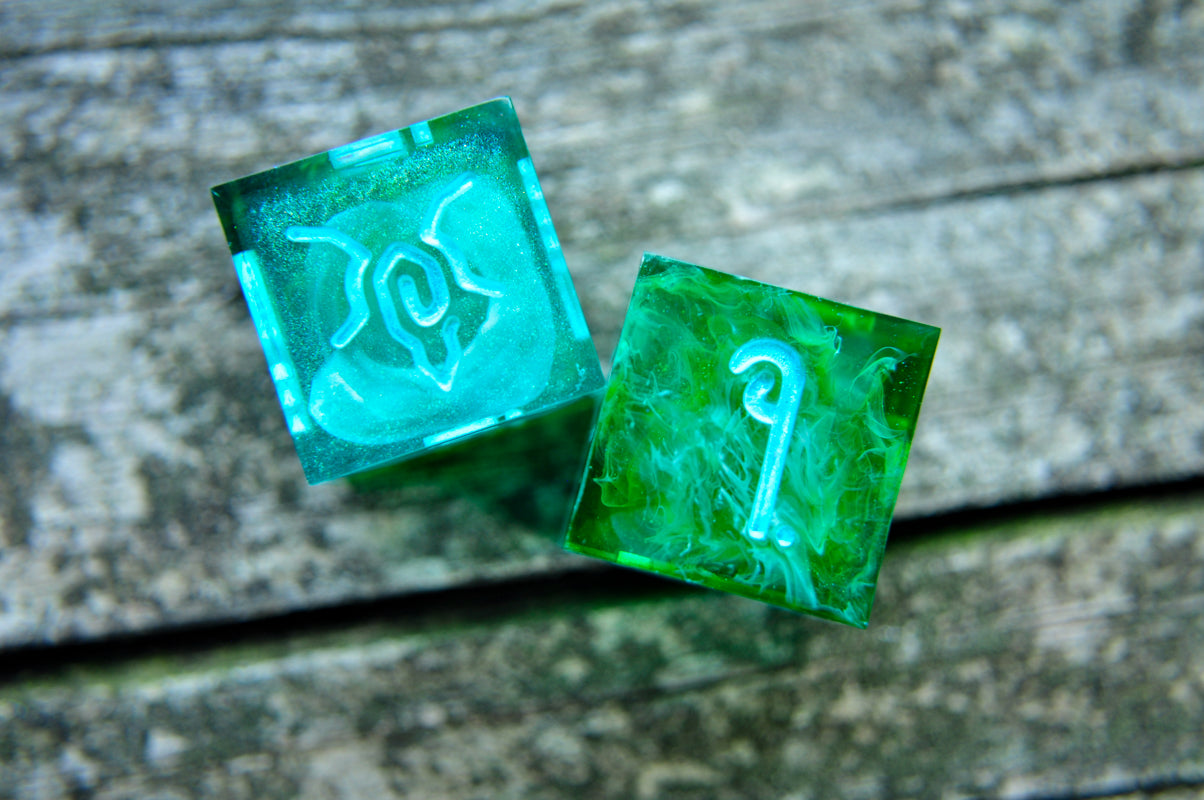 Elemental D6 Set (2pc) - WATER