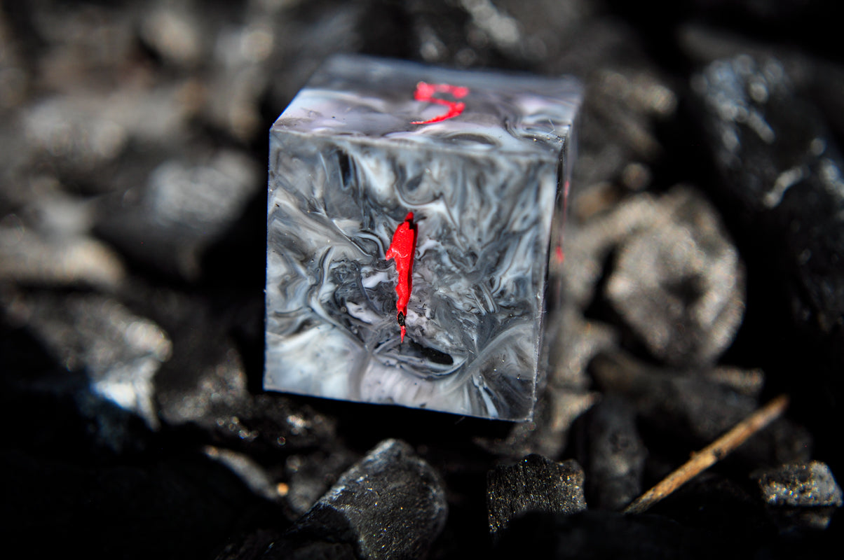 The Ore that Bleeds 7pc Matte Dice Set