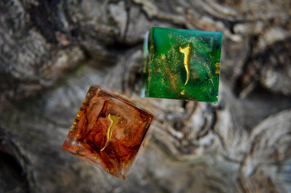 Elemental D6 Pair - Earth