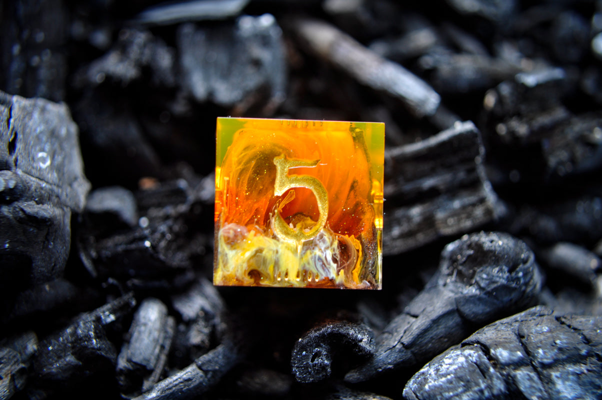 Elemental D6 Set (2pc) - FIRE