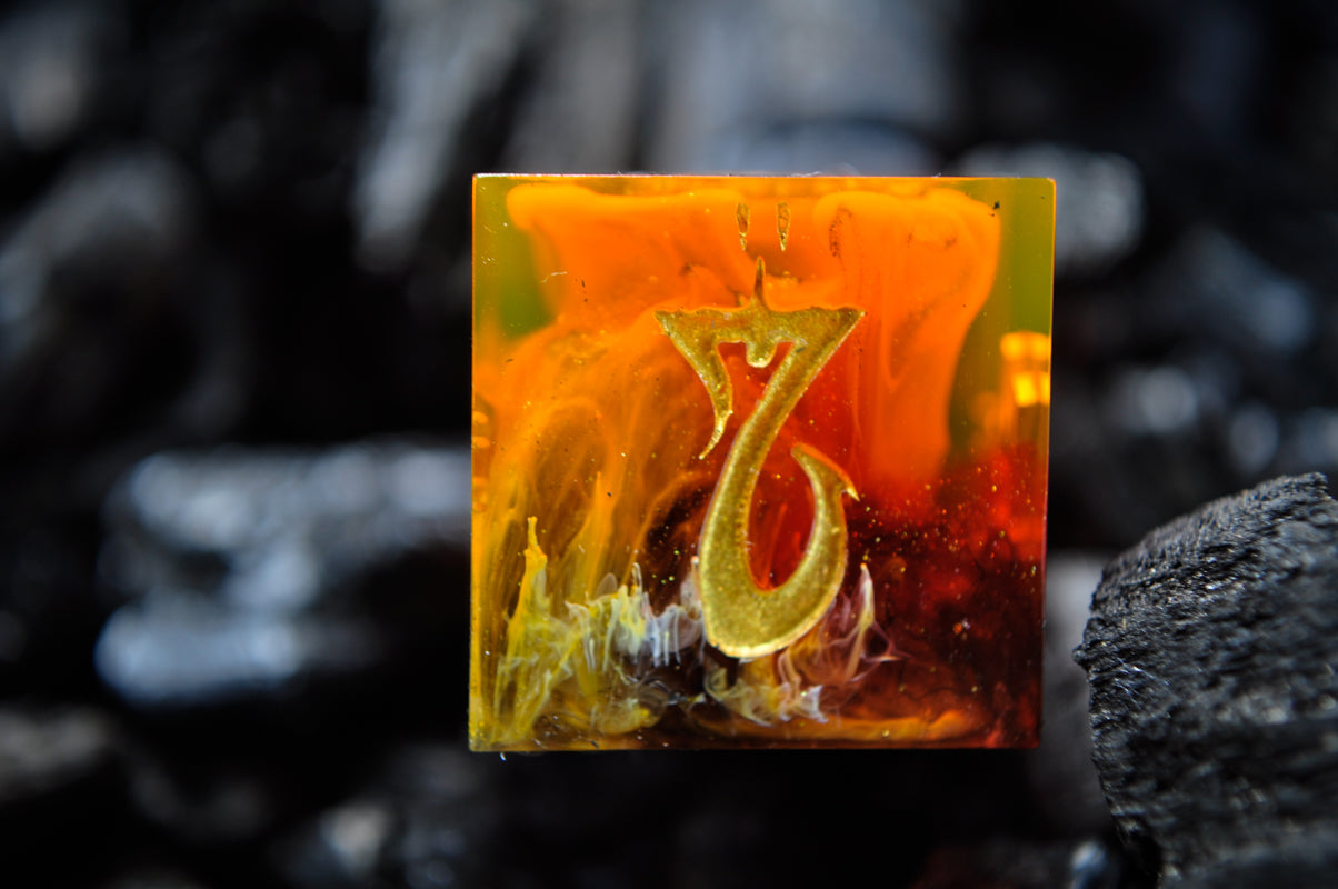 Elemental D6 Set (2pc) - FIRE