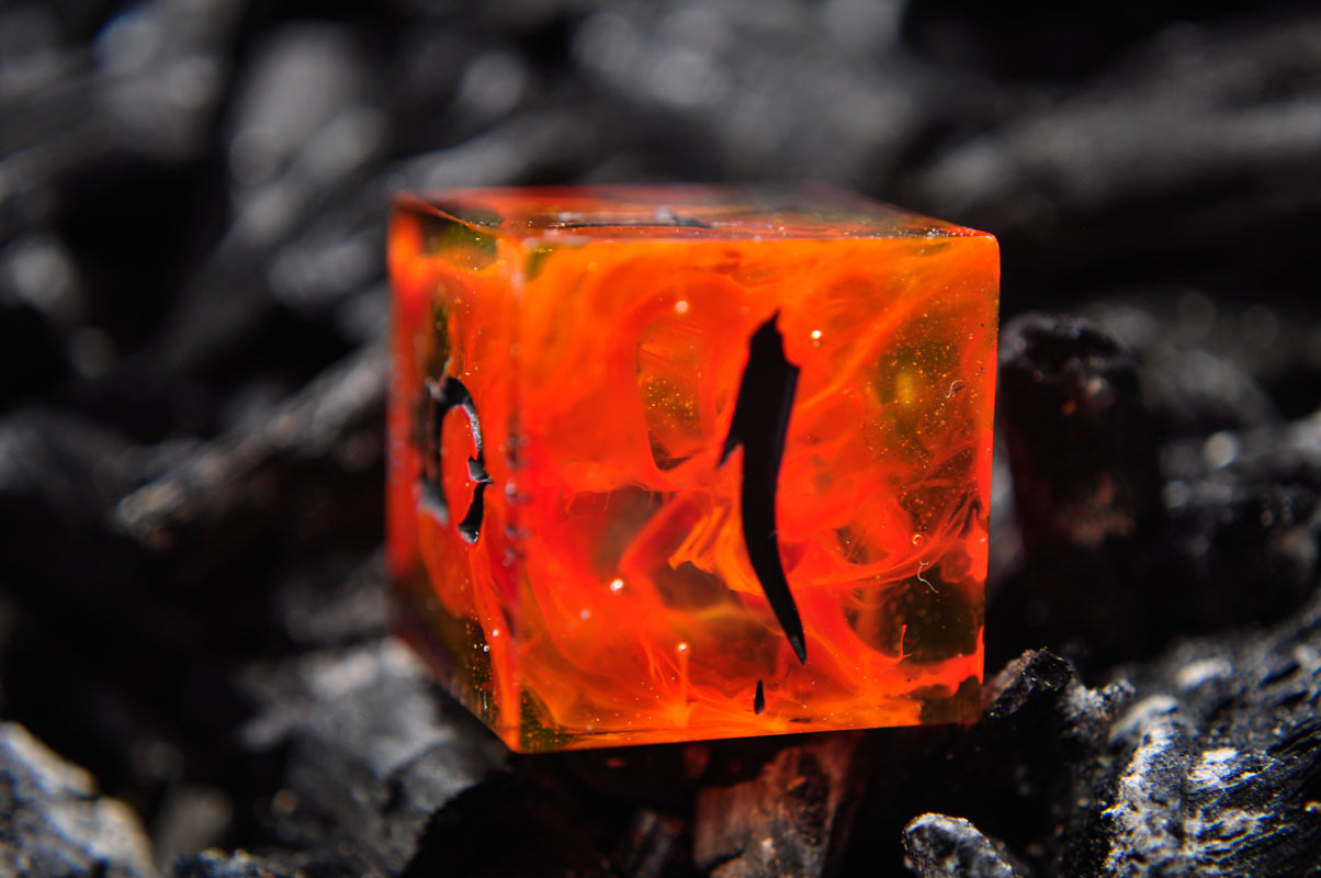 Elemental D6 Set (2pc) - FIRE