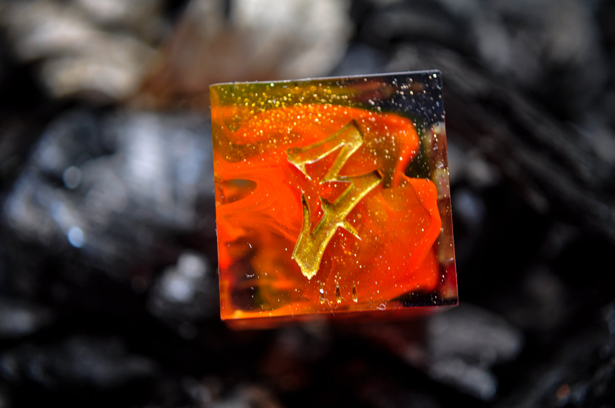 Elemental D6 Set (2pc) - FIRE