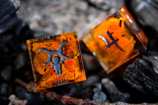 Elemental D6 Set (2pc) - FIRE