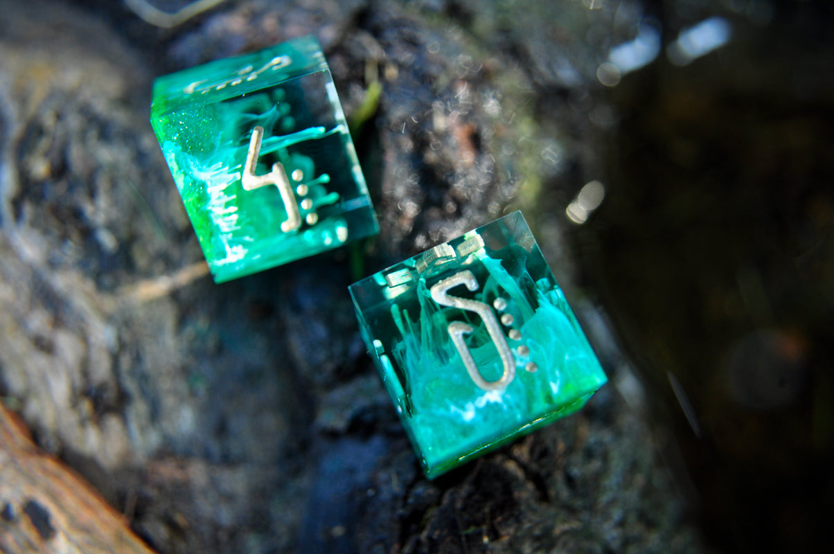Elemental D6 Set (2pc) - WATER