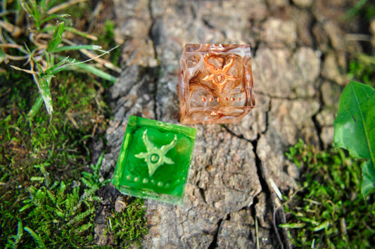 Elemental D6 Set (2pc) - EARTH