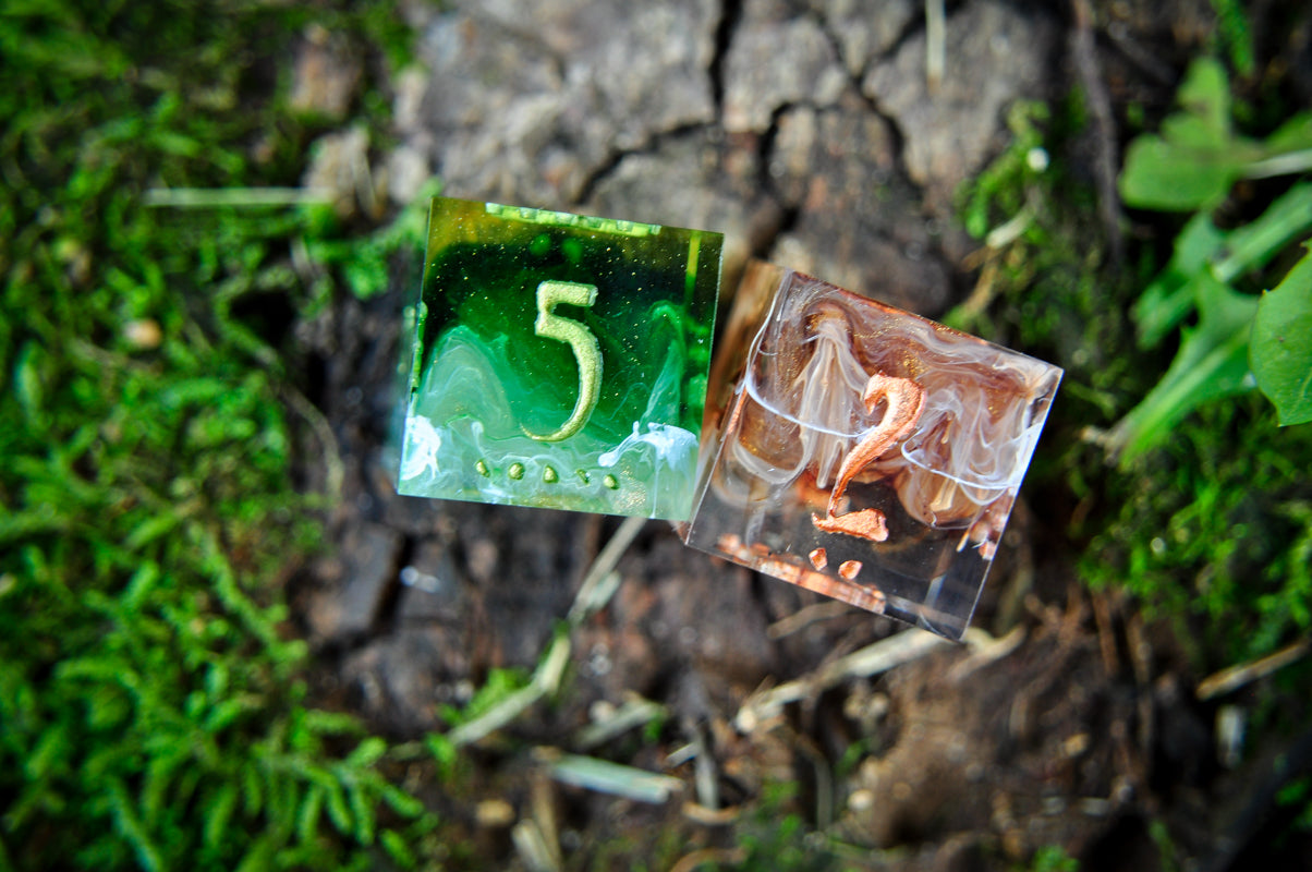 Elemental D6 Set (2pc) - EARTH