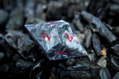 The Ore that Bleeds 7pc Matte Dice Set