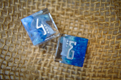 Elemental D6 Pair - Water