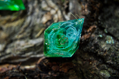 Viridian Blight-Bringer 7pc Dice Set