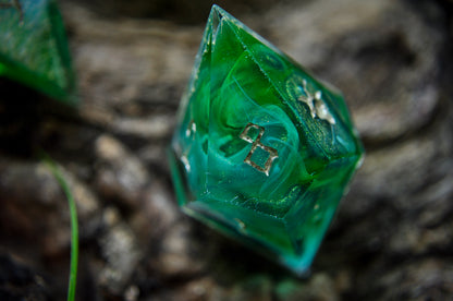 Viridian Blight-Bringer 7pc Dice Set