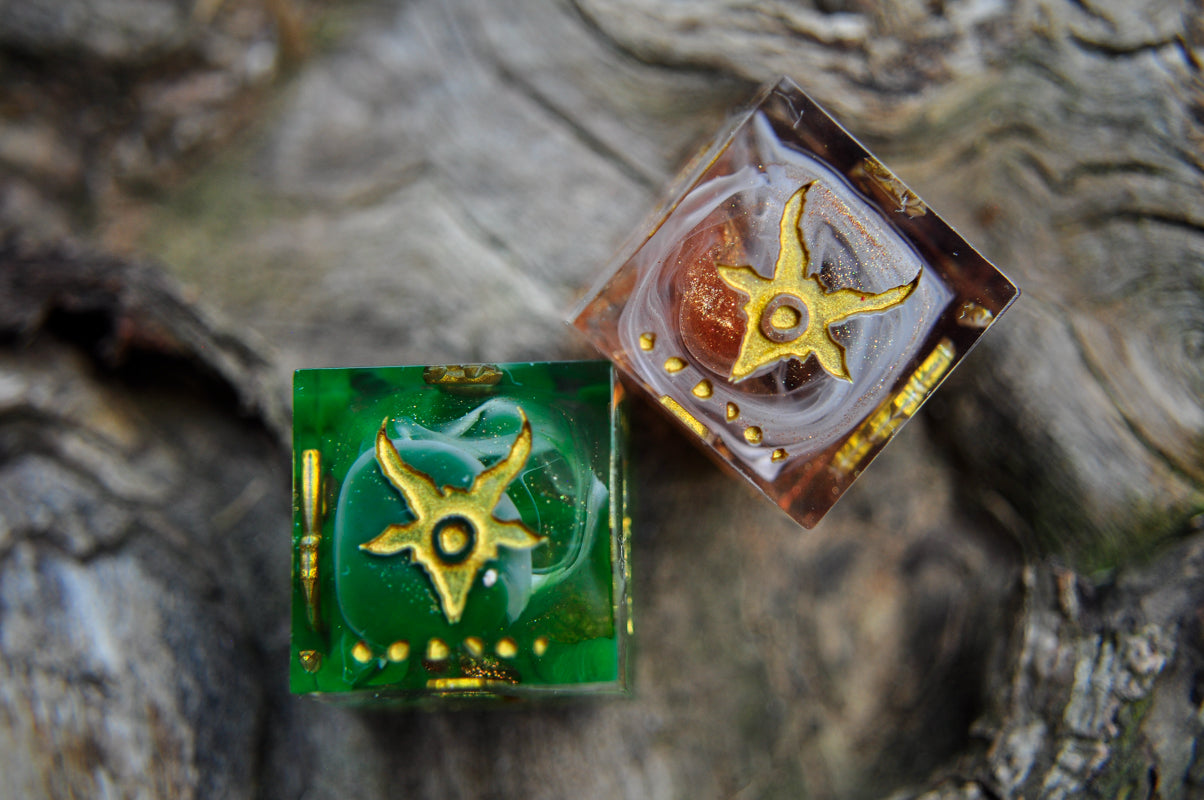 Elemental D6 Pair - Earth