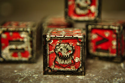Da Red Wunz Ork D6 Set - 5pc